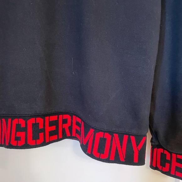 Opening Ceremony Monogramed Trim Black Hoodie - Picture 4 of 16